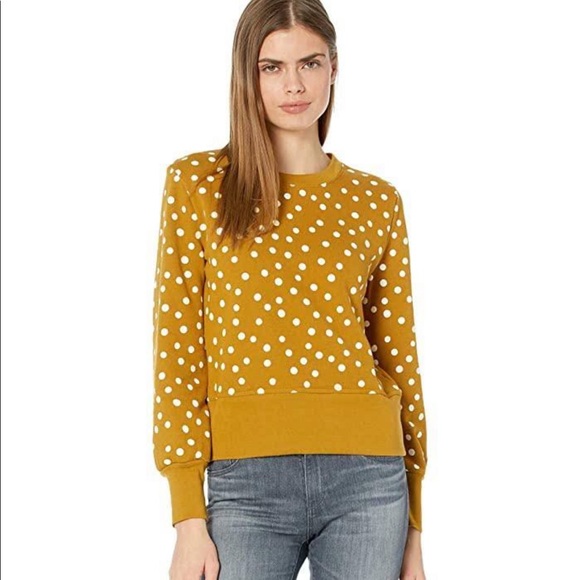 NWT💥 Madewell Bastille Sweatshirt in Polka Dot💥 - Picture 2 of 4